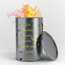 Bidone Fuoco Felicità |