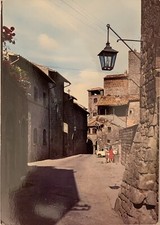 Cartolina Viterbo Quartiere San Pellegrino viaggiata