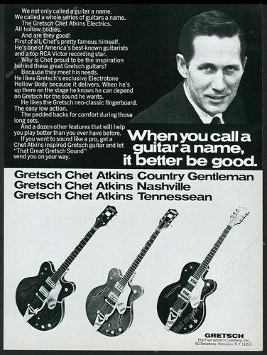 1970 chet atkins foto gretsch - atkins,