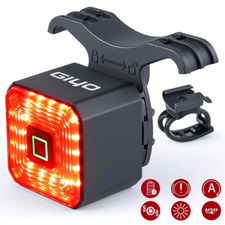 LUCE POSTERIORE BICI AVVISO FRENATA INTELLIGENTE RICARICABILE USB FANALE FARO