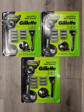 3 PACK Gillette Labs 1 Razor