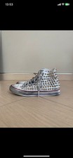 Converse All Star Alte Bianche Borchie