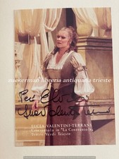 LUCIA VALENTINI TERRANI Verdi Trieste La Cenerentola foto teatro con autografo