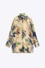 ZARA OVERSIZED SATIN EFFECT