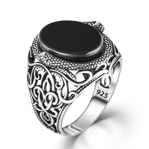 Anello uomo argento - da,