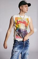 T-Shirt Dsquared 2 Uomo Beige Taglia S ( Disponibile Fattura ? )