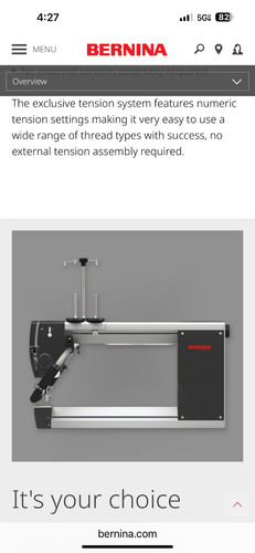 Bernina q20 long arm - q20,