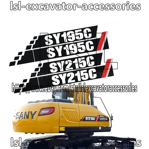 Adesivo escavatore sany - adesivo,