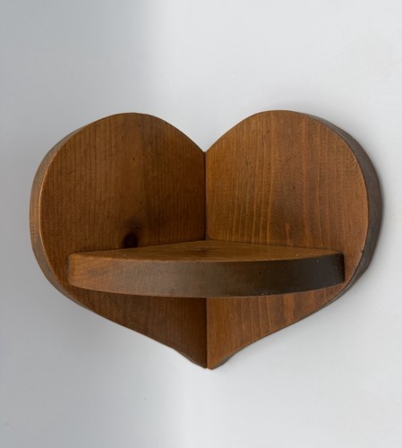 Mensola angolare cuore - , in