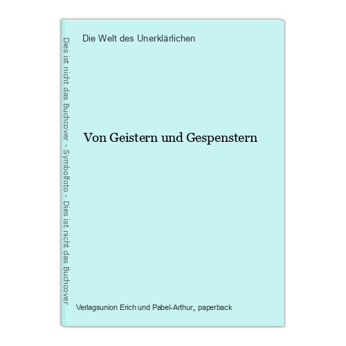 Von geistern und gespenstern - von,