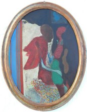 Giancarlo BRAGHIERI (Piacenza 1930-2009) COSTRUTTORE di NUVOLE OLIO su TELA 1970