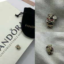 Charm Pandora Babbo Natale Fermati Qui Orso di Natale