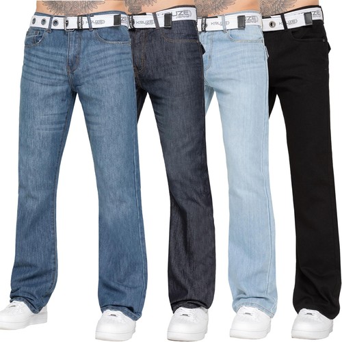 Jeans uomo bootcut kruze gamba - bootcut,