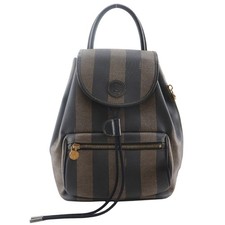 FENDI Pekan Zaino Daypack Marrone PVC Donna