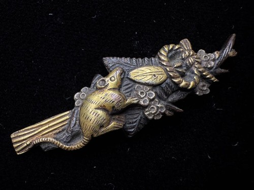 Samurai katana menuki - samurai, topo