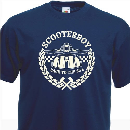 Shirt scooterboy back - back, to