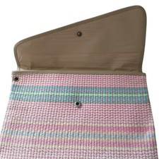 Vintage Straw Clutch Large Bag