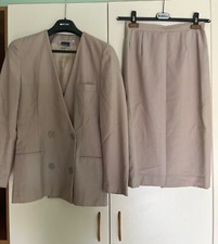 Tailleur Luisa Spagnoli Taglia 42 Colore Beige Modello Giacca + Gonna 