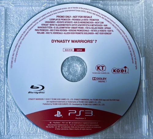 Dynasty warriors ps3 promo - dynasty,