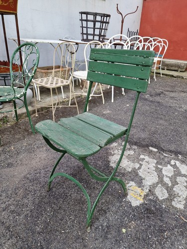 Sedia ferro legno italia - sedia,