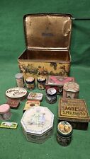 LOTTO SCATOLE CONTENITORI FERRO LATTA  MOTTA E VARIE MARCHE VINTAGE EPOCA