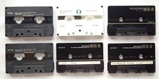 6 CASSETTE AUDIO METAL TDK - SONY _ varie durate USATE (lotto n.23)