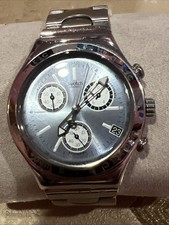 Orologio da polso vintage Swatch Irony Chrono WHEELING YCS408G quarzo cronografo svizzero