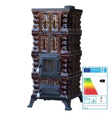 Stufa ceramica con forno - stufa,