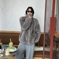 Cappotto donna pelliccia di