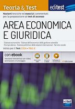 EdiTEST. Area economica e giuridica. Teoria & test. Nozioni teoriche ed esercizi