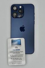  Originale Apple scocca posteriore vetro cover iPhone Pro 15 max titanio blue