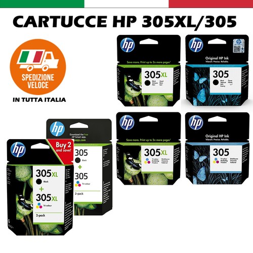 Cartuccia 305xl 305 - cartuccia, hp