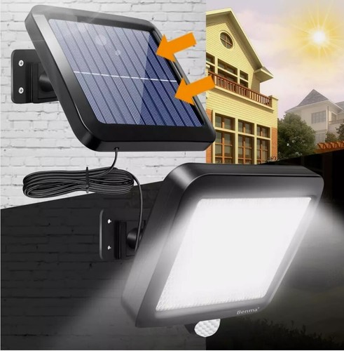 Faro led con pannello solare - led,