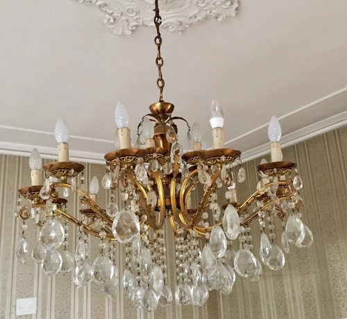 Lampadario cristallo boemia - lampadario,