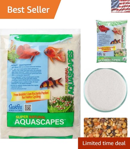 Autentica sabbia per acquario