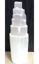 Torre Selenite pietra selenite degli angeli protezione cristalloterapia cm.20 f