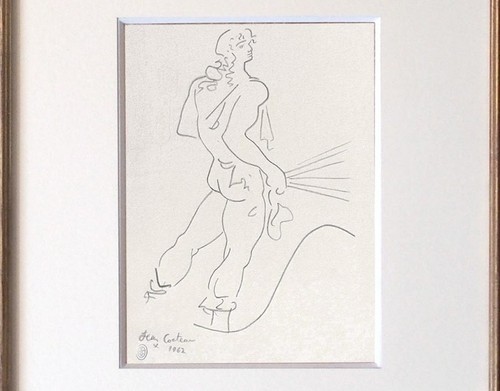Jean cocteau drawing - cocteau,