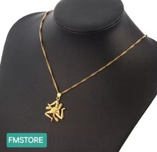 Collana ina acciaio color Oro