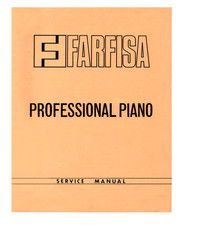 FARFISA PROFESSIONAL PIANO Service Manual repair Schematic diagrams Schemi 21pag
