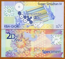 KBA GIOVANI, Test / Banconota