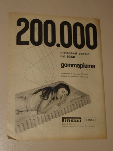 Pirelli materassi gomma - pirelli,