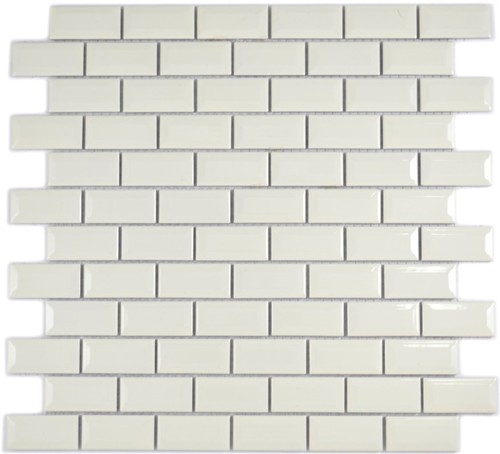 Mosaico ceramica avorio - in,