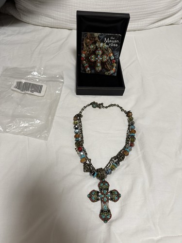 Splendida collana croce maya - collana,