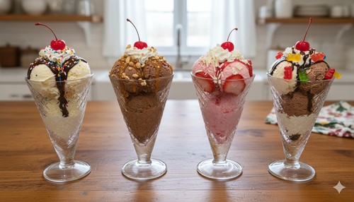 Set piatti gelateria - set,