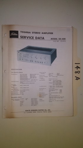 Toshiba 500 manuale di - sb-500,