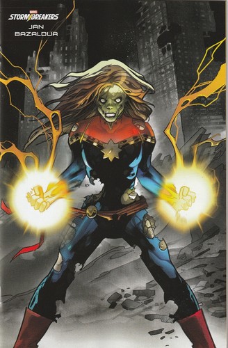 Captain marvel 1 zombie - marvel,