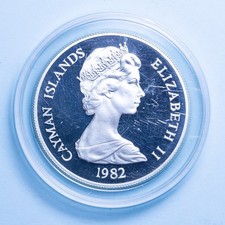 ISOLE CAYMAN 10 DOLLARI 1982