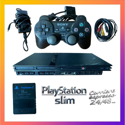 Console playstation ps2 slim - playstation, 2