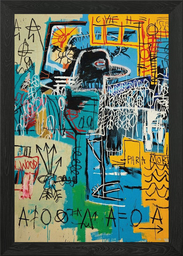 Quadro jean michel basquiat - quadro, jean-michel