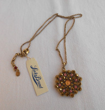 COLLANA CON PENDENTE STRASS TARGHETTA LUCKY BRAND